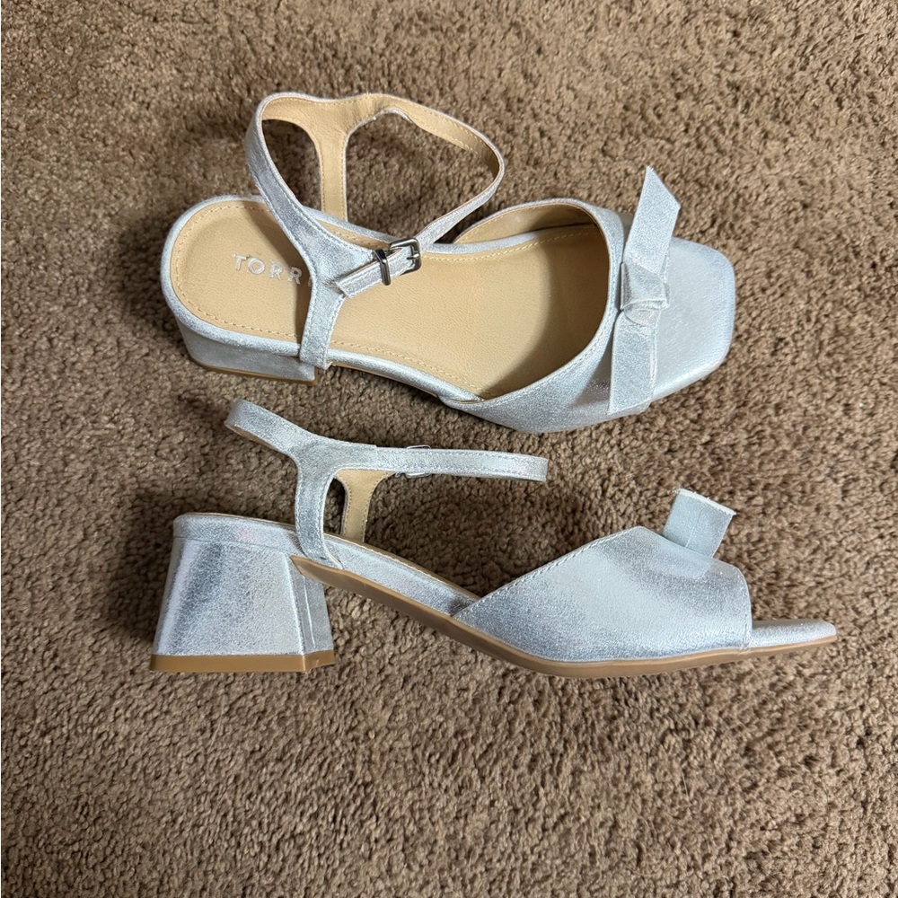Torrid Silver Women's Chunk Heel